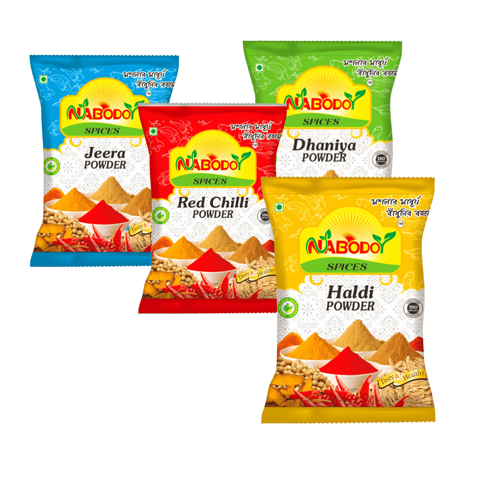 NABODOY Everyday Spice Combo Pack – 4 Essential Masalas at Just ₹99