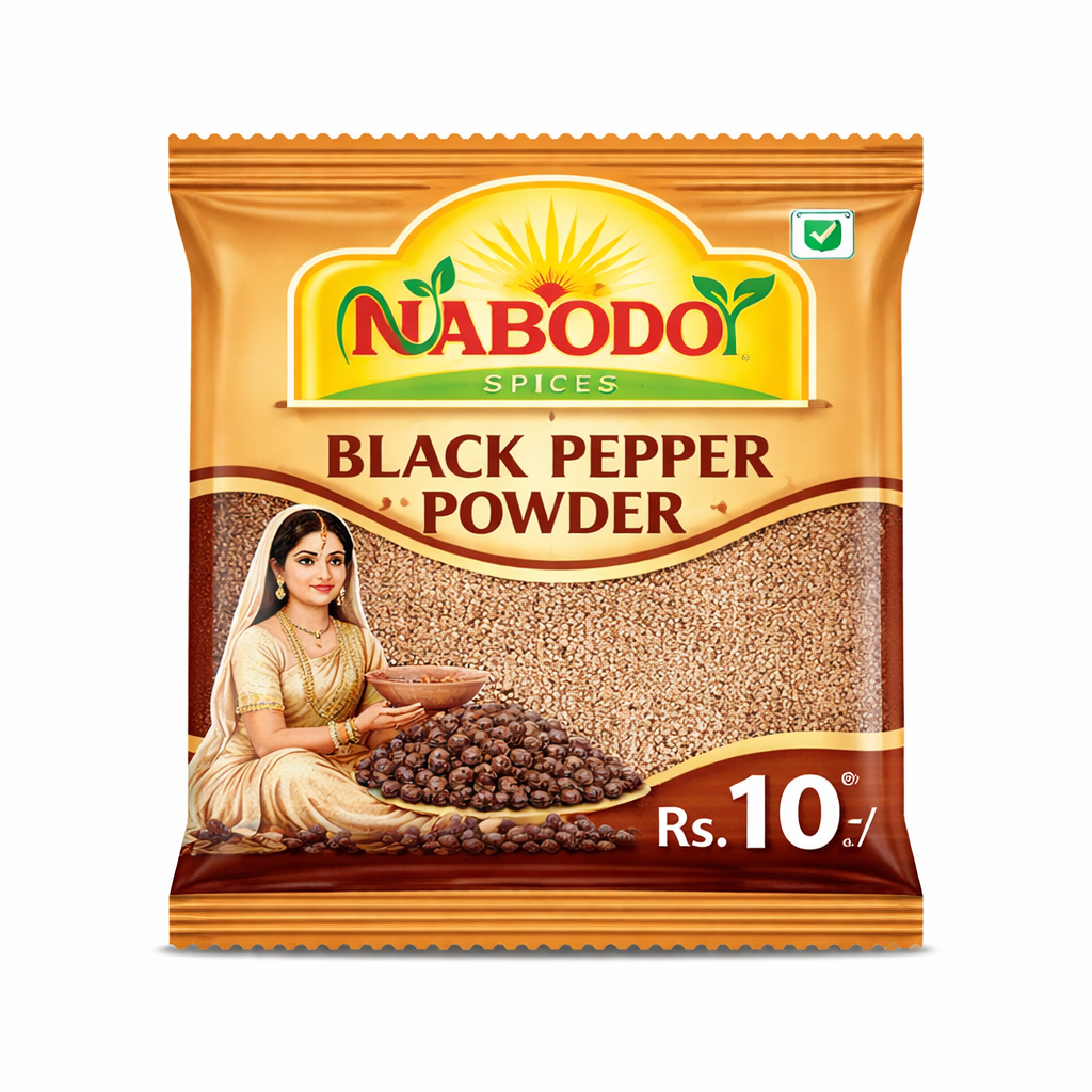 NABODOY Black Pepper Powder 5g Sachet | Gole Morich Powder Online