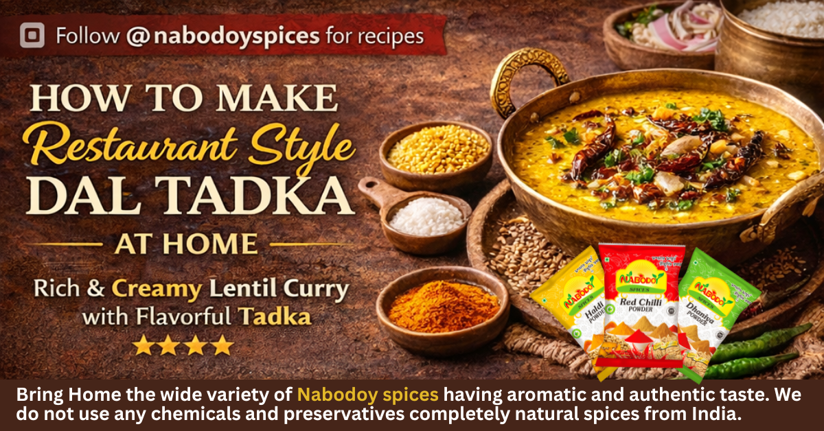 🍲 How to Make Restaurant Style Dal Tadka at Home