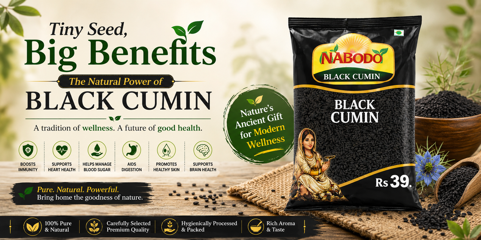 Black Cumin (Kalonji): The Tiny Seed with Extraordinary Health Benefits